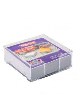 Bigpoint Akrilik Küp Notluk Dolu Beyaz 95x95mm