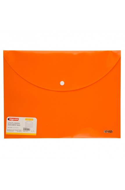 Bigpoint Çıtçıtlı Dosya Lolly A4 Turuncu