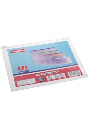 Bigpoint Kilitli Döküman Dosyası A4 PVC Beyaz