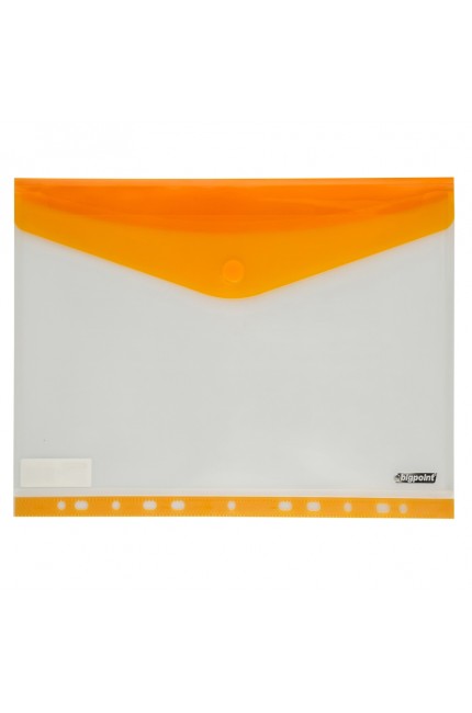 Bigpoint 11 Delikli Yan Cırtlı Dosya A4 Turuncu