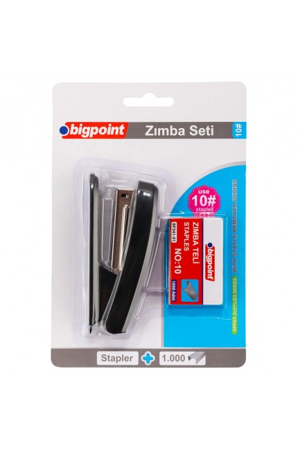 Bigpoint Zımba Makinesi Seti No:10 Siyah