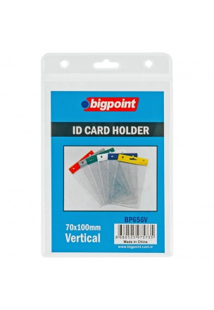 Bigpoint Kart Poşeti Dikey Şeffaf 74x105mm
