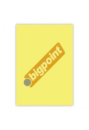 Bigpoint A4 Cilt Kapağı 150 Mikron Şeffaf Sarı 100'lü Paket