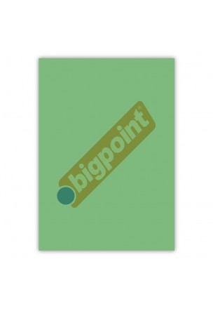 Bigpoint A4 Cilt Kapağı 150 Mikron Şeffaf Yeşil 100'lü Paket