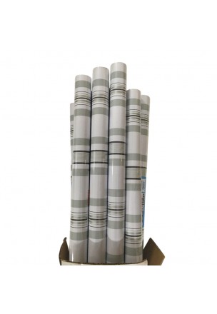 Bigpoint Yapışkanlı Folyo 2m Çizgili Desen No:100