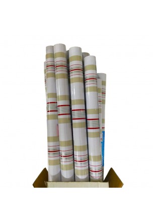 Bigpoint Yapışkanlı Folyo 2m Çizgili Desen No:101