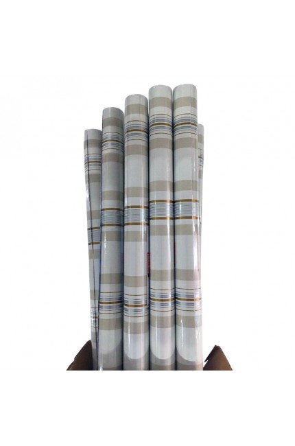 Bigpoint Yapışkanlı Folyo 2m Çizgili Desen No:102