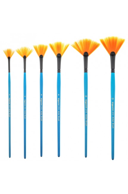 Bigpoint 213 Serisi Sentetik Kıl Yelpaze Fırça No: 6