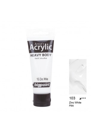 Bigpoint Akrilik Boya 75 ml Zinc White 103