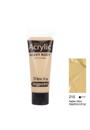 Bigpoint Akrilik Boya 75 ml Naples Yellow Hue 210