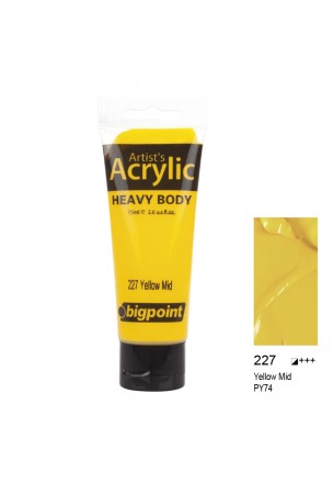 Bigpoint Akrilik Boya 75 ml Yellow Middle 227