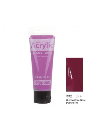 Bigpoint Akrilik Boya 75 ml Quinacridone Rose 332