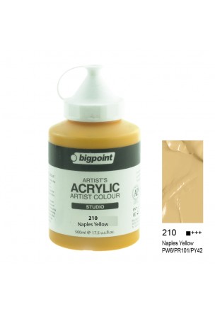 Bigpoint Akrilik Boya 500 ml Naples Yellow Hue 210