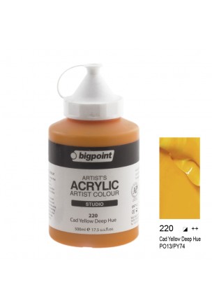 Bigpoint Akrilik Boya 500 ml Cad Yellow Deep Hue 220