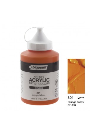 Bigpoint Akrilik Boya 500 ml Orange Yellow 301