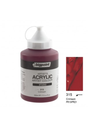 Bigpoint Akrilik Boya 500 ml Crimson 315