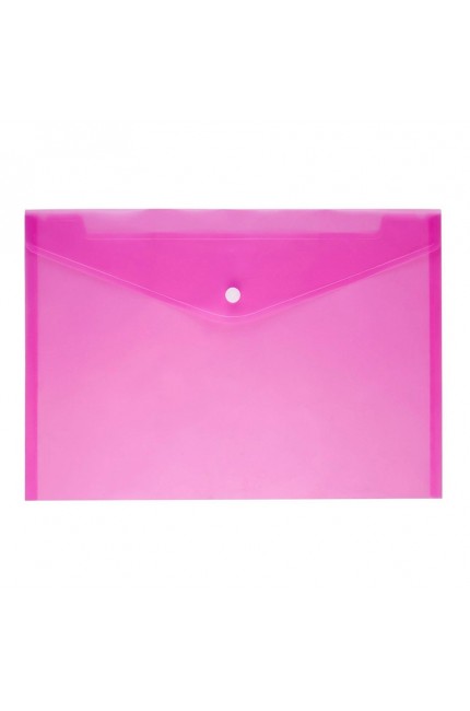 Lotte Çıtçıtlı Dosya A4 Pembe