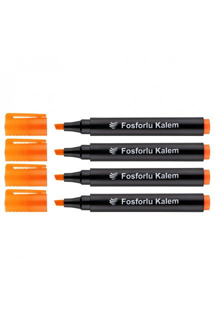 Lotte Fosforlu Kalem 4'lü Turuncu