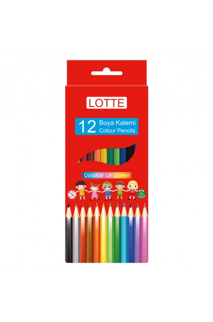 Lotte Kuru Boya Kalemi 12 Renk